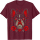 Motif bouledogue français T-Shirt - T-Shirt | Maroon