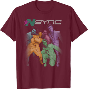 NSYNC Official Giddy Up T-Shirt - T-Shirt | Maroon