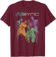 NSYNC Official Giddy Up T-Shirt - T-Shirt | Maroon