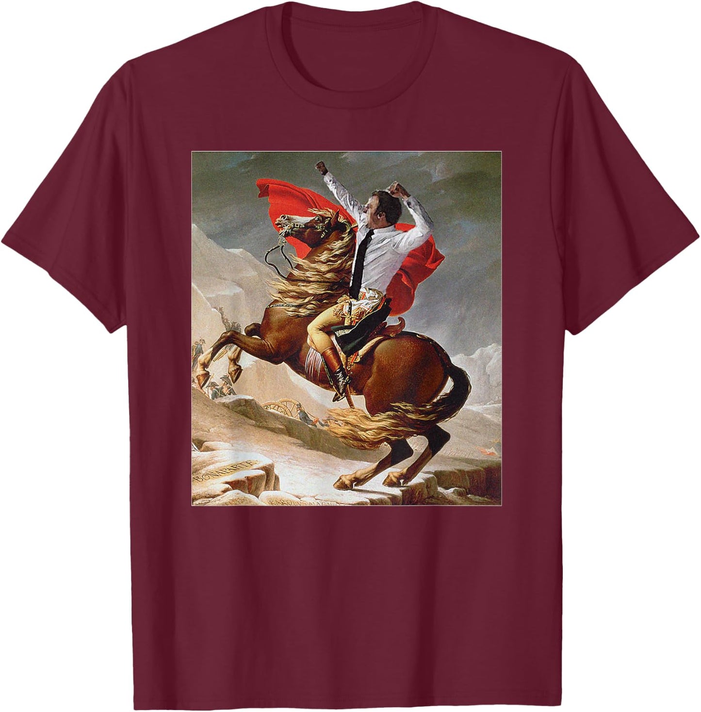 Funny Emmanuel Macron France Prime Minister T-Shirt - T-Shirt | Maroon