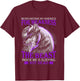 Never Mistake My Kindness for Weakness Wolf Small T-Shirt - T-Shirt | Maroon