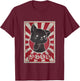 Kawaii cat Japanese black anime Cat Lover Men Women T-Shirt - T-Shirt | Maroon