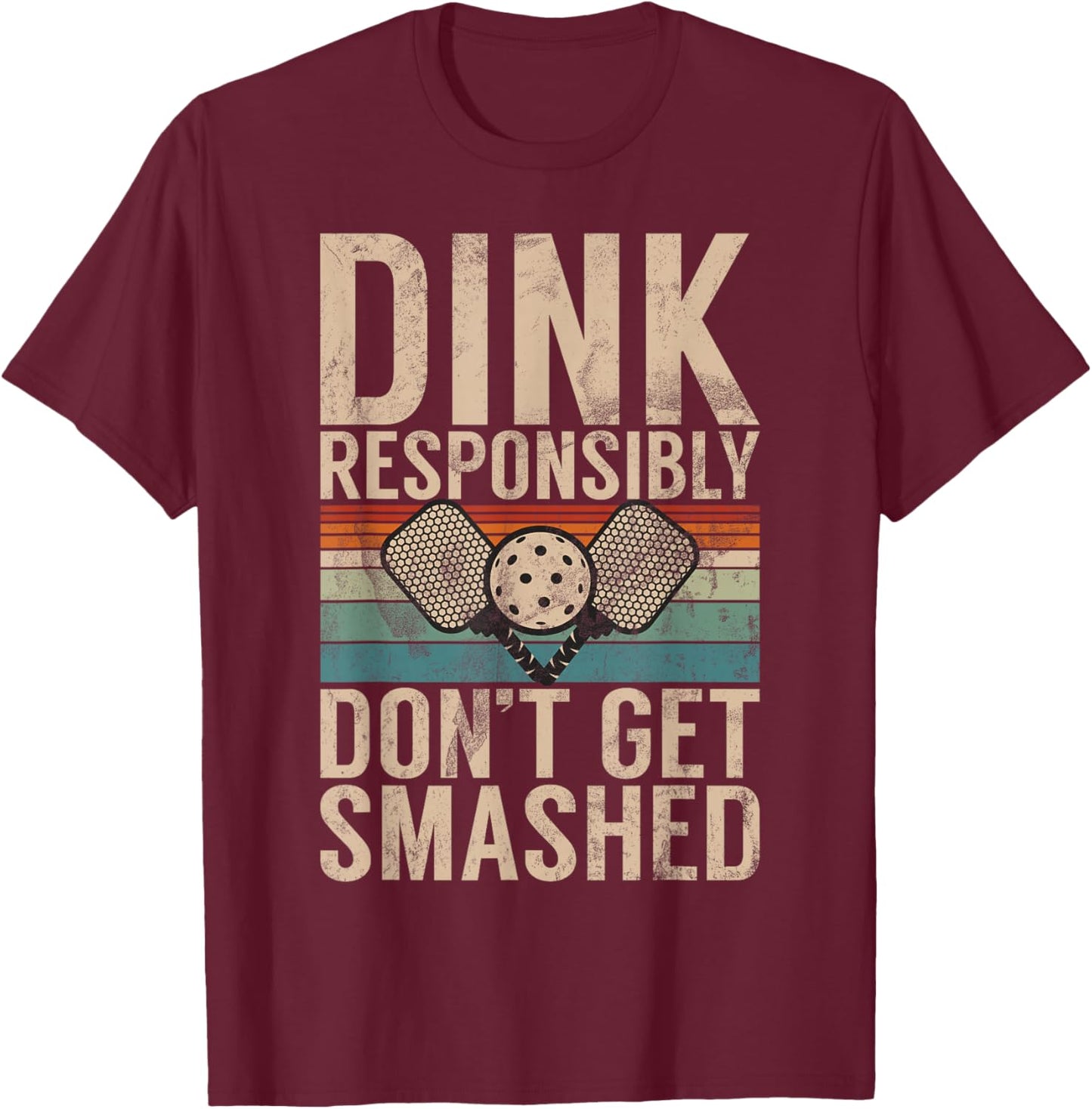 Pickleball Accessories Funny Slogan Pickleball T-Shirt - T-Shirt | Maroon