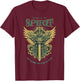 The Sword Of The Spirit the Word of God is Alive, Christian T-Shirt - T-Shirt | Maroon
