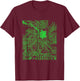 Computer Chip Motherboard CPU Heart Programmer Nerd T-Shirt - T-Shirt | Maroon