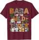 Baba Of The Wild Three Zoo 3Rd Birthday Safari Jungle T-Shirt - T-Shirt | Maroon