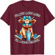 I'm Not A Hot Mess In A Spicy Disaster Cute Highland Cow T-Shirt - T-Shirt | Maroon