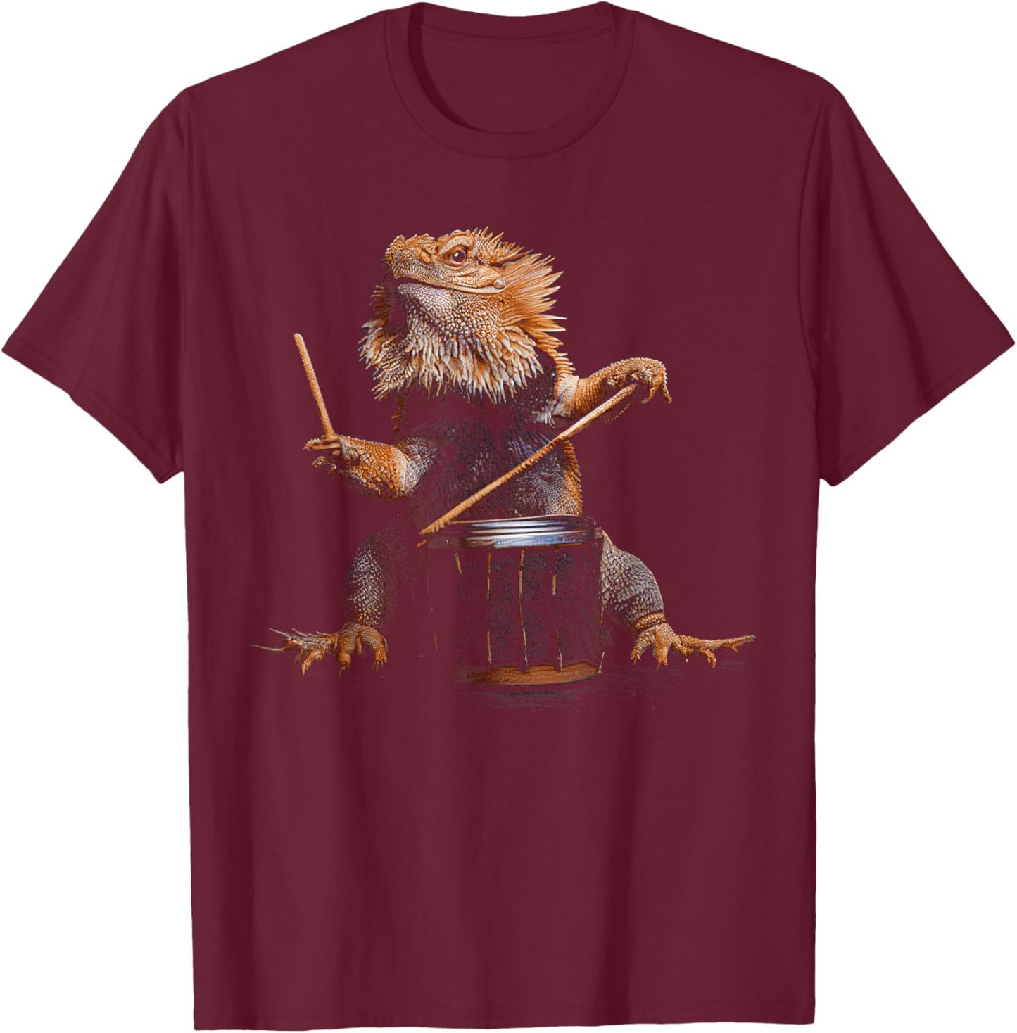 Funny Bearded Dragon Lovers T-Shirt - T-Shirt | Maroon