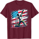USA Cricket Jersey USA Cricket Team Lover Supporter America T-Shirt - T-Shirt | Maroon