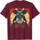 Miniature Schnauzer Dog Japanese Art Samurai Ukiyo-e Vintage T-Shirt - T-Shirt | Maroon