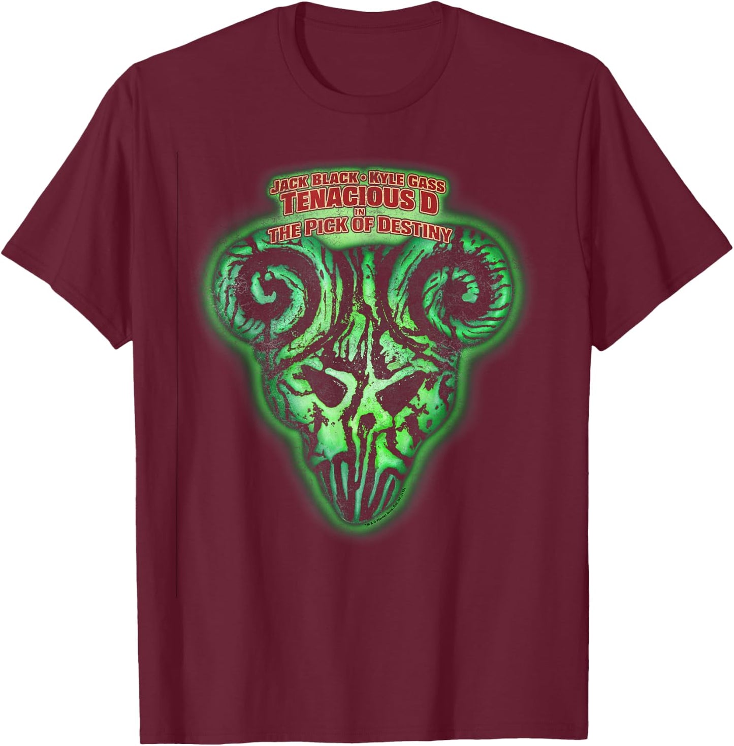 Tenacious D The Pick T-Shirt - T-Shirt | Maroon