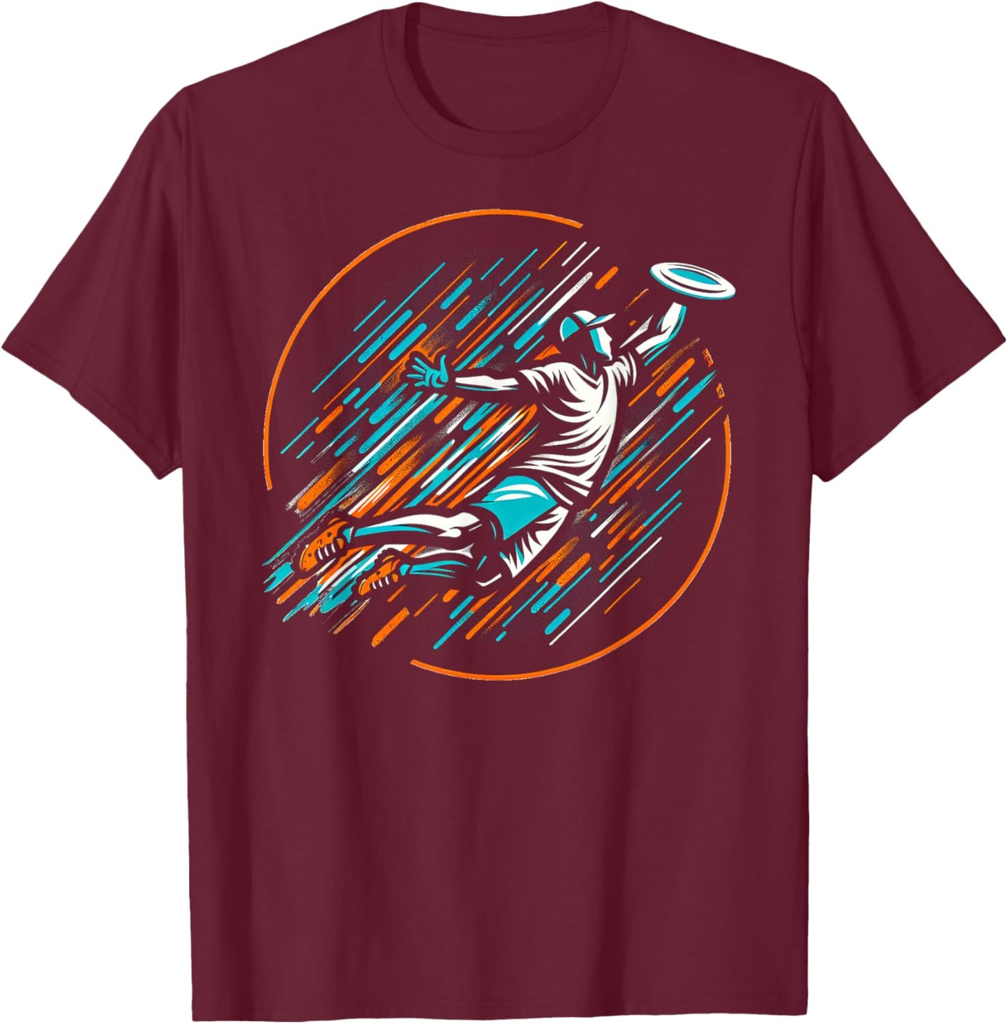 Ultimate Frisbee Enthusiast T-Shirt - T-Shirt | Maroon