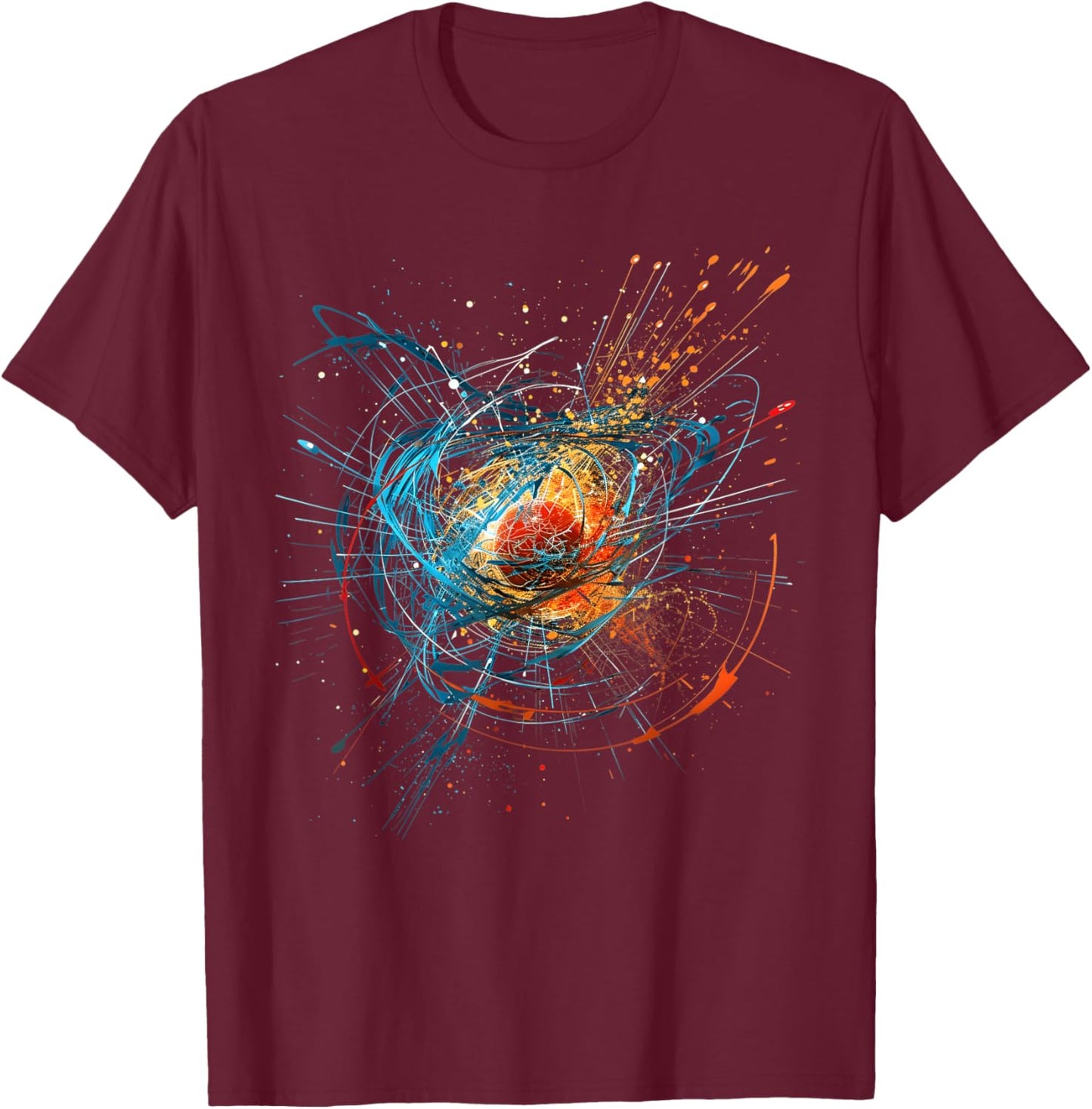 Higgs Boson Particle Quantum Theory Sci Fi Lovers T-Shirt - T-Shirt | Maroon