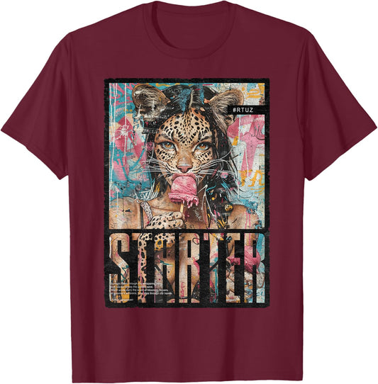 Vintage Girl Magazin Cover Pin-up Schwarz S Retro Pin-up Adults Party Grafik T-Shirt - T-Shirt | Maroon