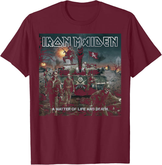 Iron Maiden A Matter T-Shirt - T-Shirt | Maroon