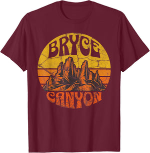 Bryce Canyon National Park T-Shirt - T-Shirt | Maroon