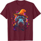 Irish wolfhound Halloween dog pet dog T-Shirt - T-Shirt | Maroon