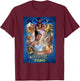 Disney Princess And The Frog Poster T-Shirt - T-Shirt | Maroon