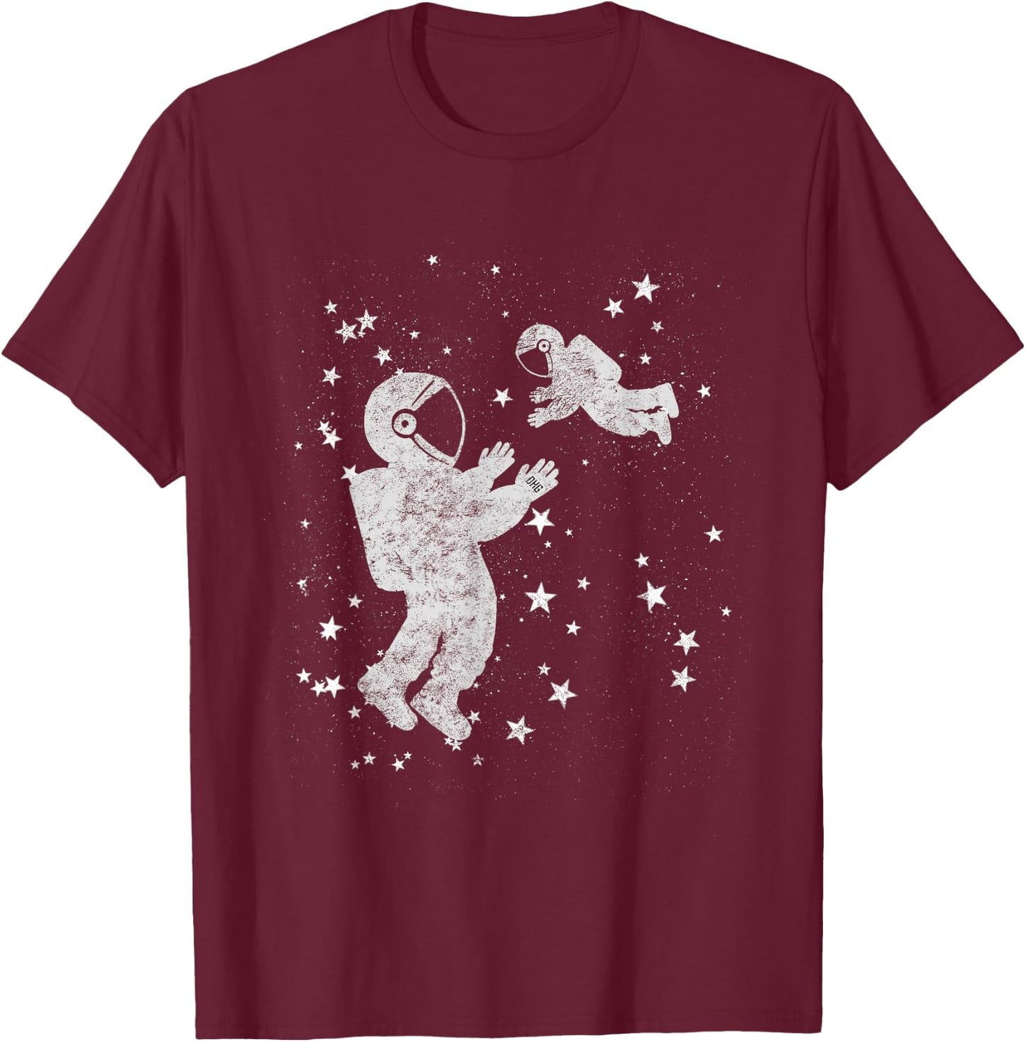 Alpha Parenting Dad Baby Mom Child Father Space Husband T-Shirt - T-Shirt | Maroon