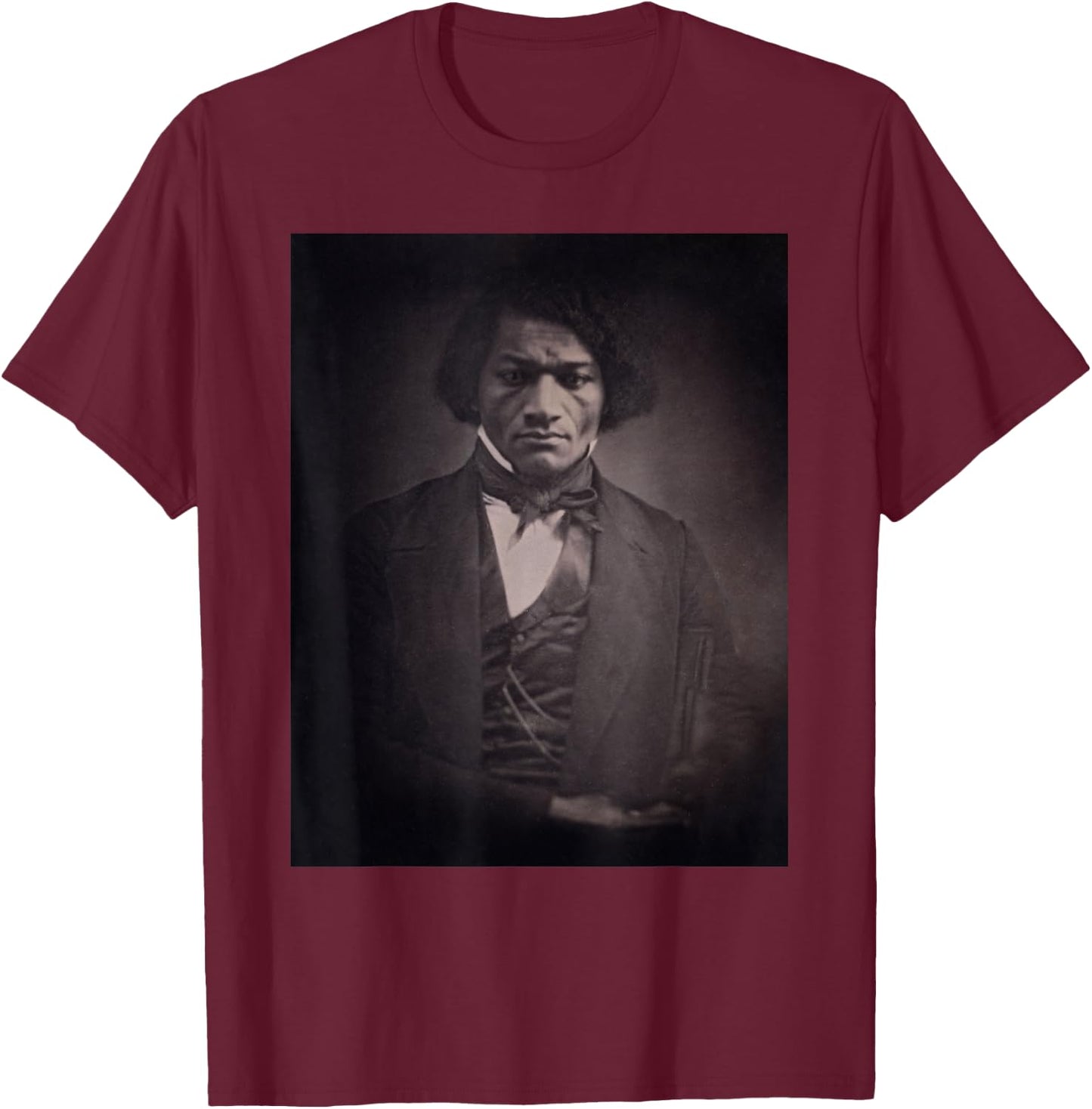 Young Frederick Douglass -Black History Month T-Shirt - T-Shirt | Maroon