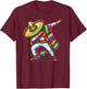 Dabbing Poncho Cinco de Mayo Mexican Sombrero Festival T-Shirt - T-Shirt | Maroon