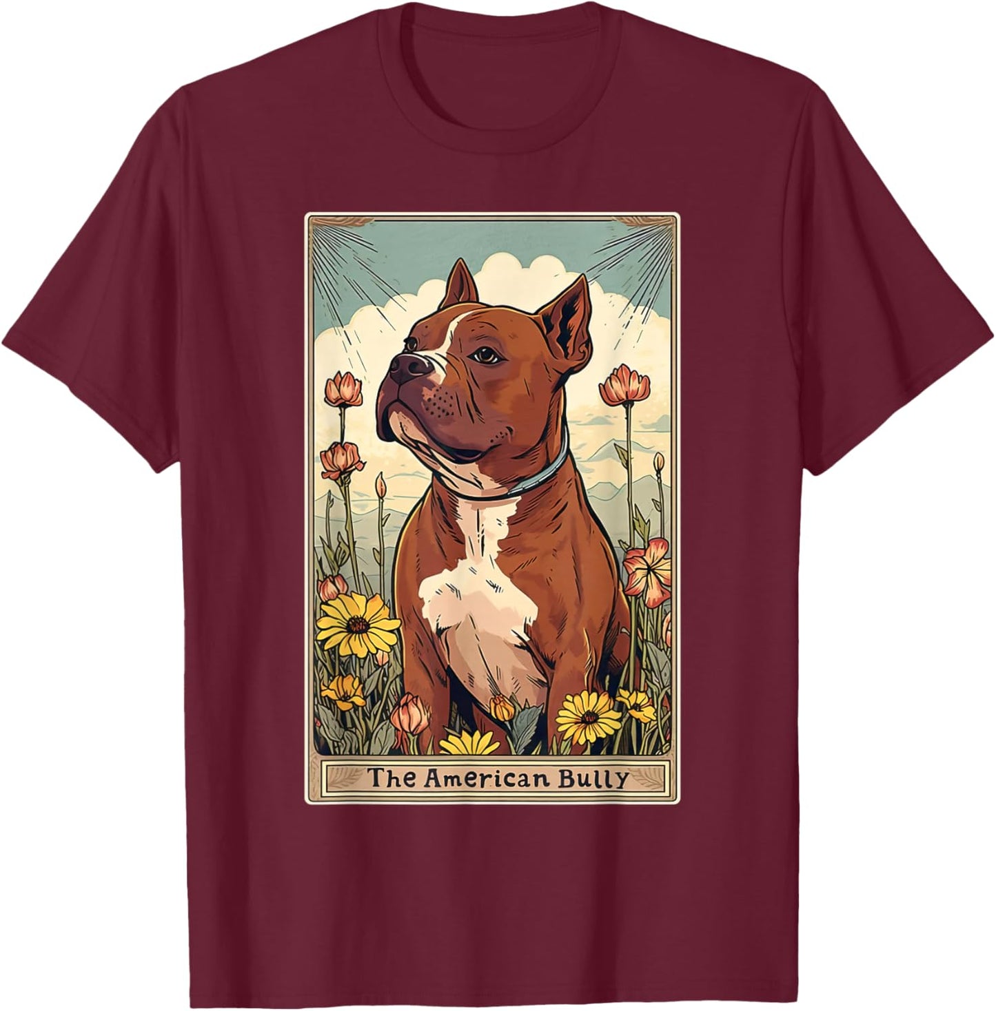 Animal Dog Lover T-Shirt - T-Shirt | Maroon