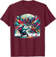 Graffiti Art T-Shirt - T-Shirt | Maroon