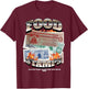 FUNNY 90s STYLE HIPHOP FOODSTAMPS FOOD STAMP STARTED FROM T-Shirt - T-Shirt | Maroon