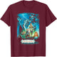 Lucasfilm Willow Illustrated Blue Movie Poster T-Shirt - T-Shirt | Maroon