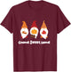 Autumn Gnome Gift Men Women Kids Thanksgiving Fall Gnome T-Shirt - T-Shirt | Maroon