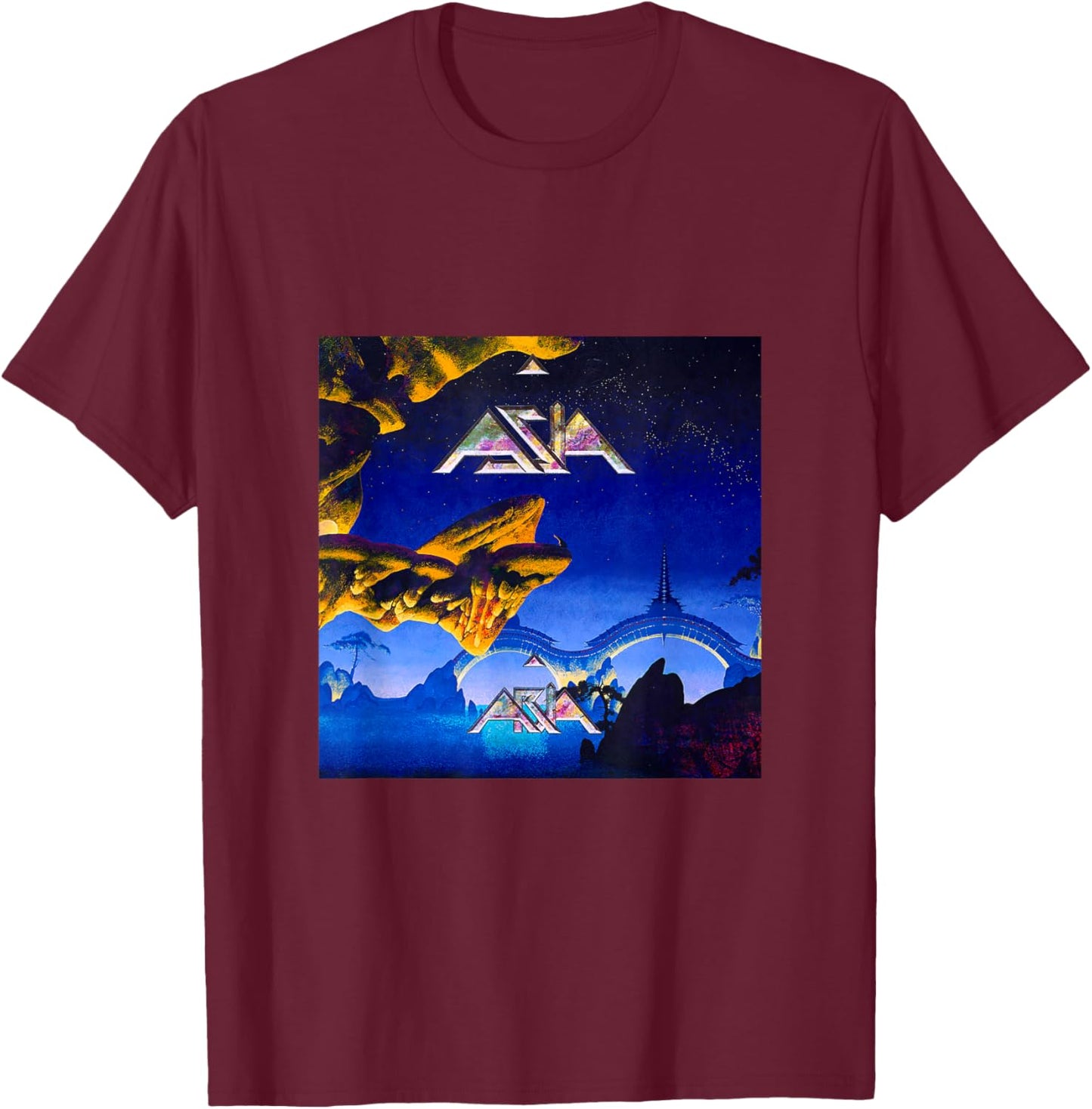 Asia Fjp T-Shirt - T-Shirt | Maroon
