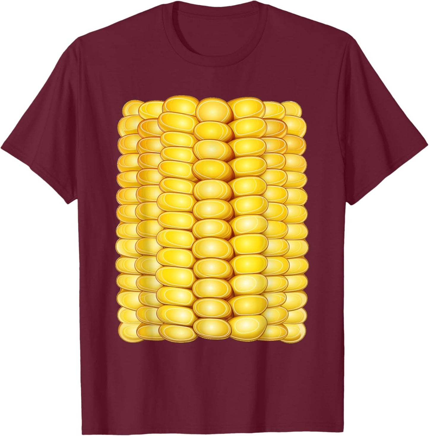Corn on the Cob Corn Cob Harvest Farm Food T-Shirt - T-Shirt | Maroon