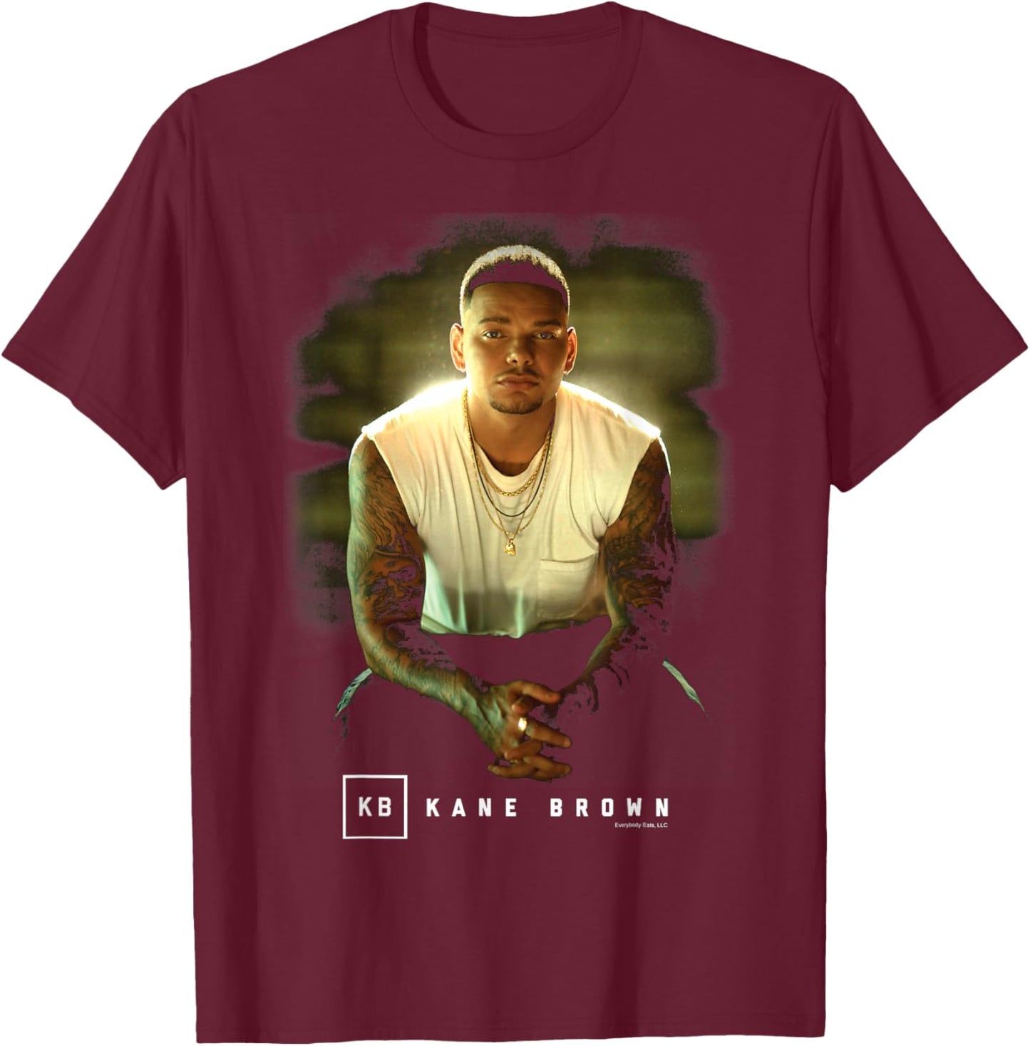 Kane Brown - Backlit T-Shirt - T-Shirt | Maroon