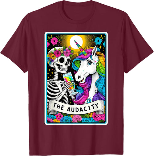 The Audacity Tarot Card Funny Unicorn Skeleton Girly Women