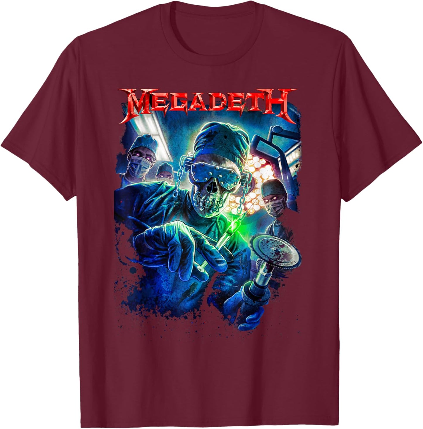 Megadeth - Doctor Vic , Black, S T-Shirt - T-Shirt | Maroon