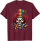 Terrifying Scary Evil Killer Clown T-Shirt - T-Shirt | Maroon