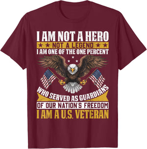 Veteran USA Veterans Day US Army America Veteran T-Shirt - T-Shirt | Maroon