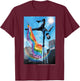 DC Comics Pride Nightwing Flag Flip T-Shirt - T-Shirt | Maroon