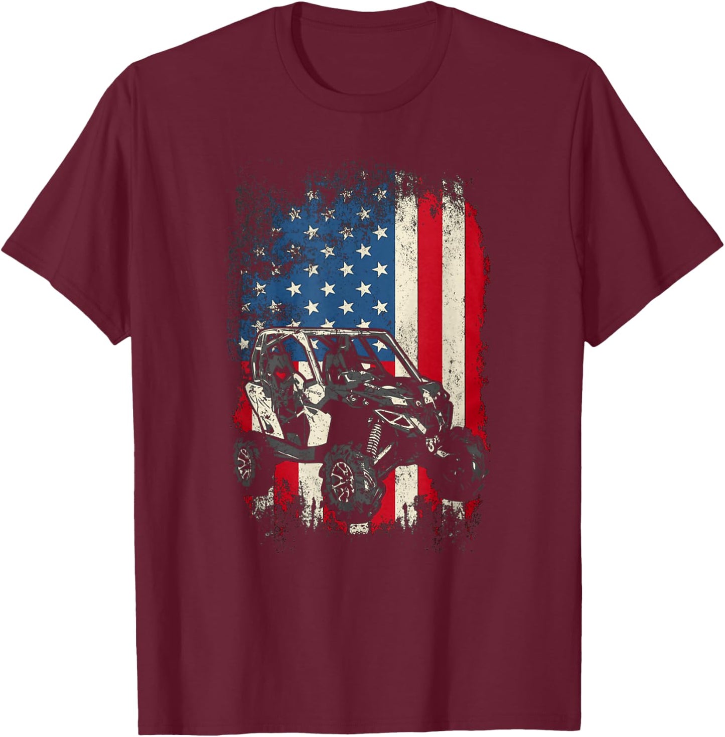 Canam USA T-Shirt - T-Shirt | Maroon