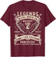 39 Year Old Birthday Gifts 39th Birthday August 1985 T-Shirt - T-Shirt | Maroon