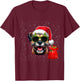 Border Terrier Dog Lover Men Women Kids Christmas T-Shirt - T-Shirt | Maroon