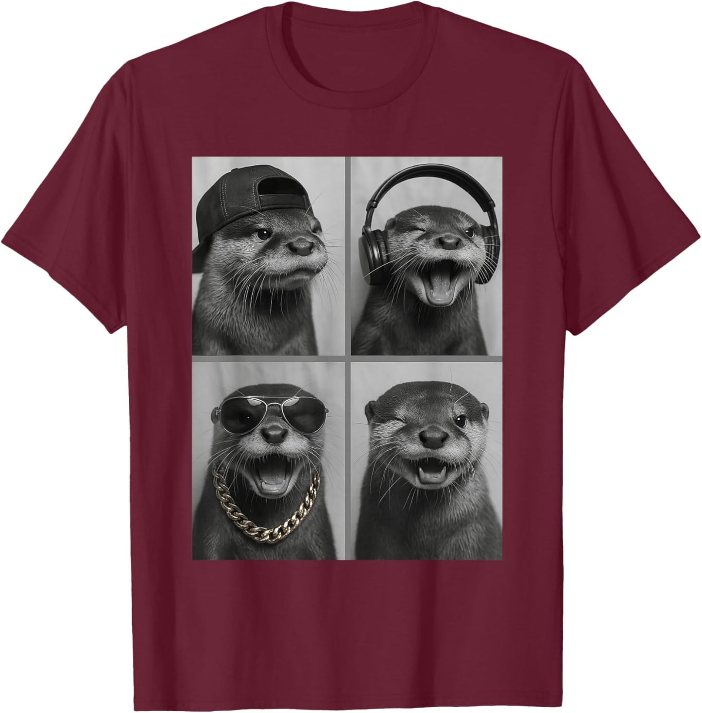 Lunettes de Soleil Otter T-Shirt - T-Shirt | Maroon