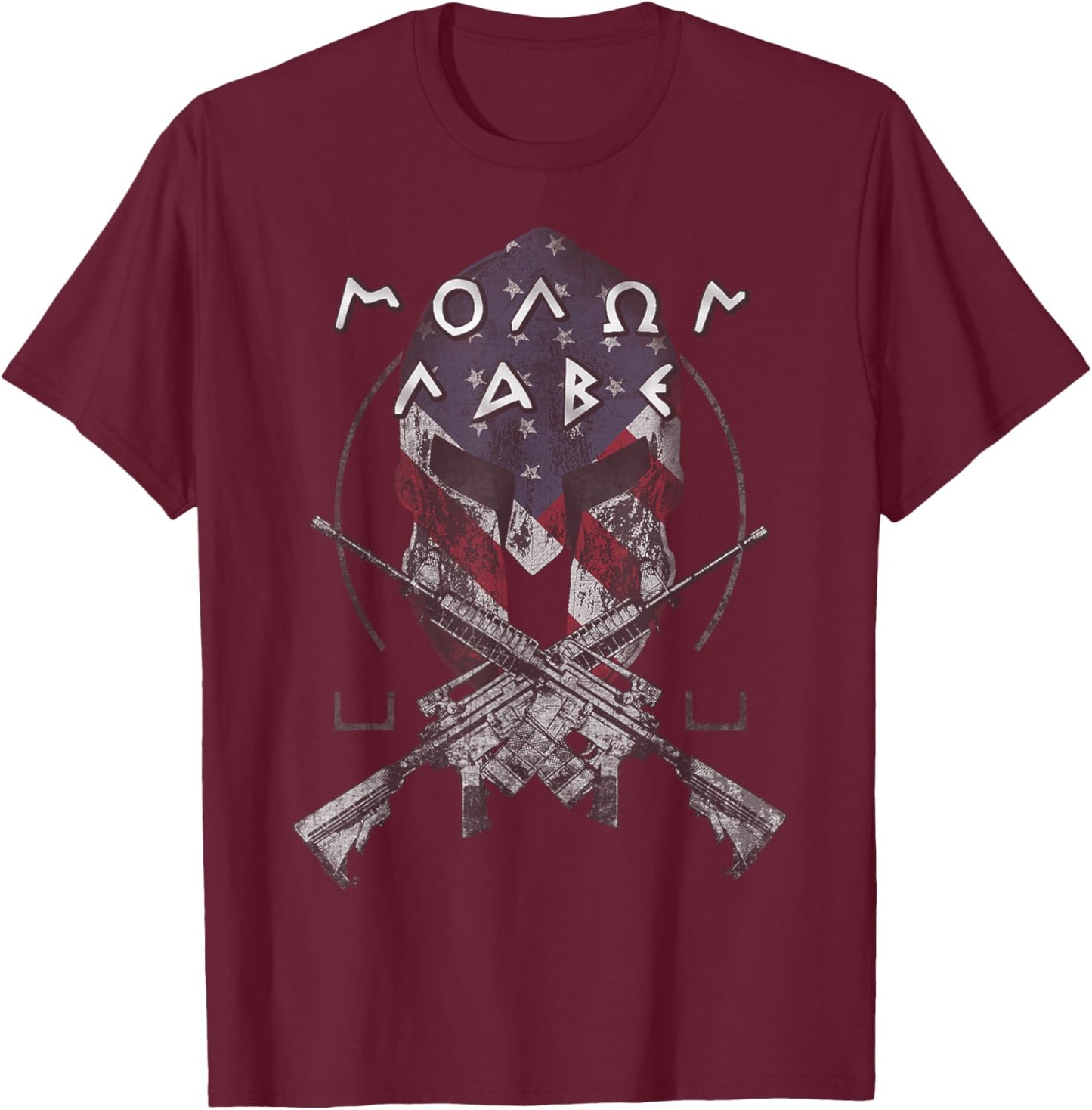 Molon Labe T-Shirt - T-Shirt | Maroon
