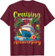 Couple Matching Cruising Into Our 25th Anniversary Cruise T-Shirt - T-Shirt | Maroon