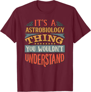 Astrobiology T-Shirt - T-Shirt | Maroon