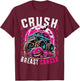 Breast Cancer Awareness Monster Truck Halloween Kids Toddler T-Shirt - T-Shirt | Maroon