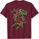 Teenage Mutant Ninja Turtles: Mutant Mayhem Turtle Power T-Shirt - T-Shirt | Maroon