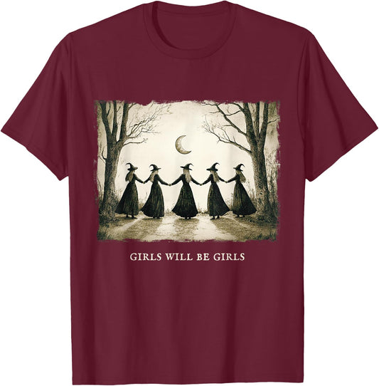 Witches T-Shirt - T-Shirt | Maroon
