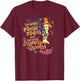 Willy Wonka Music Makers T-Shirt - T-Shirt | Maroon