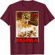 Retro Halloween Monster Poster Horror Movie Vampire Dracula T-Shirt - T-Shirt | Maroon
